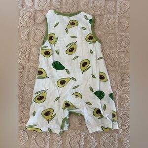 Avocado Print Baby Romper